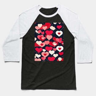 A Dozen Hearts Baseball T-Shirt